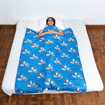 Orange Glow Comforter - Citrus Sunshine Edition