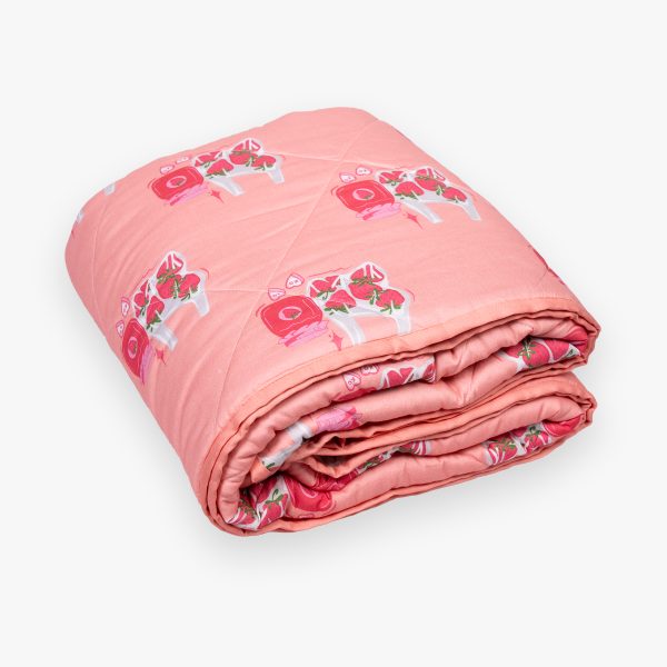 Strawberry Softie Comforter - Berry Sweet Snuggles