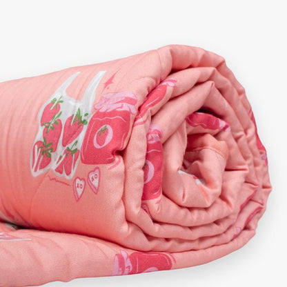 Strawberry Softie Comforter - Berry Sweet Snuggles
